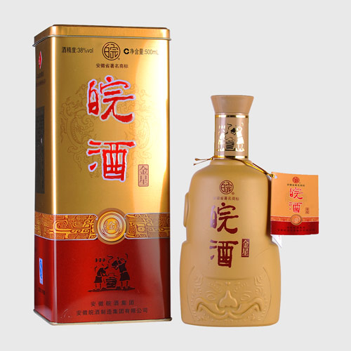 38°皖酒金星500ml【图片 价格 品牌 报价】-真快乐app