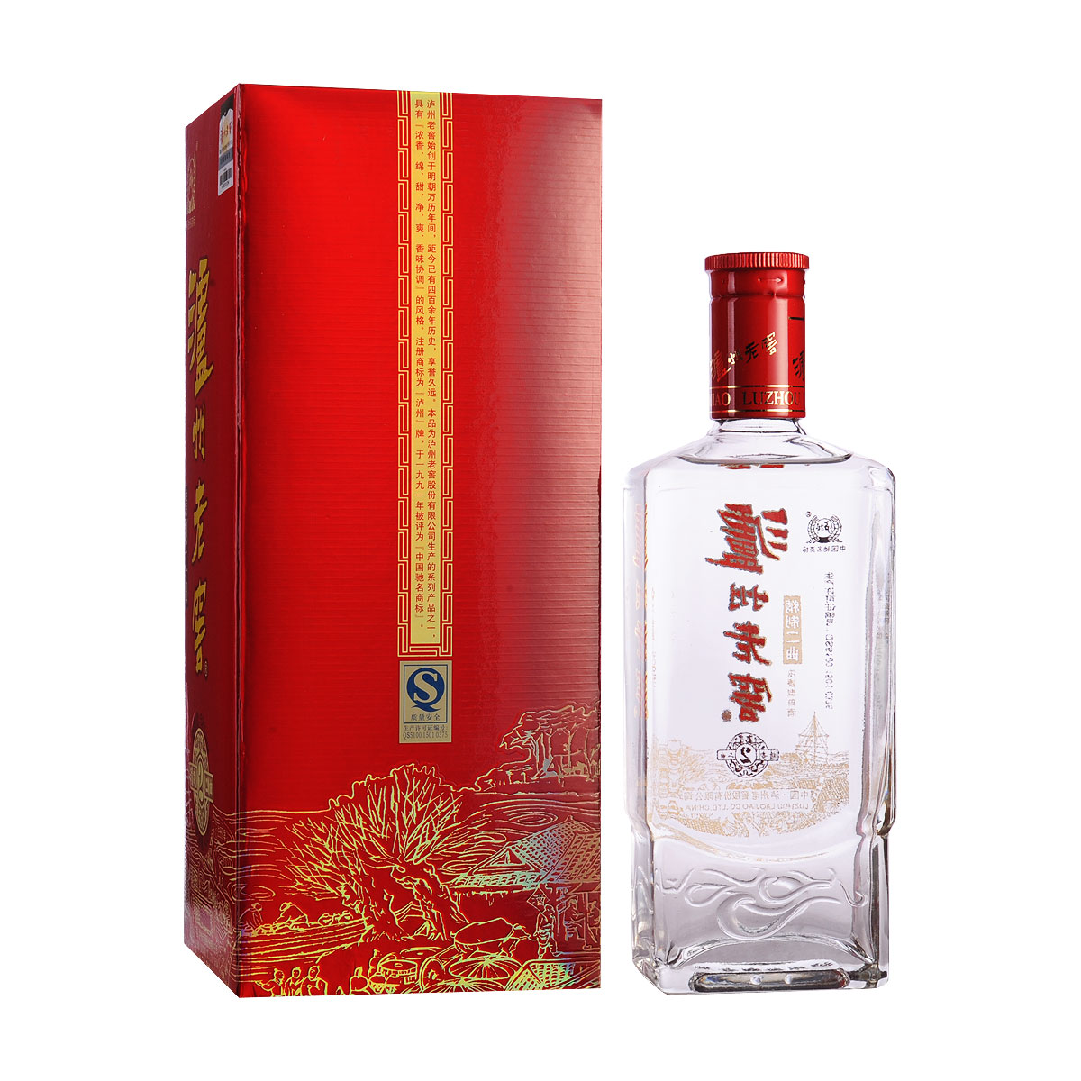 52泸州老窖精制二曲500ml