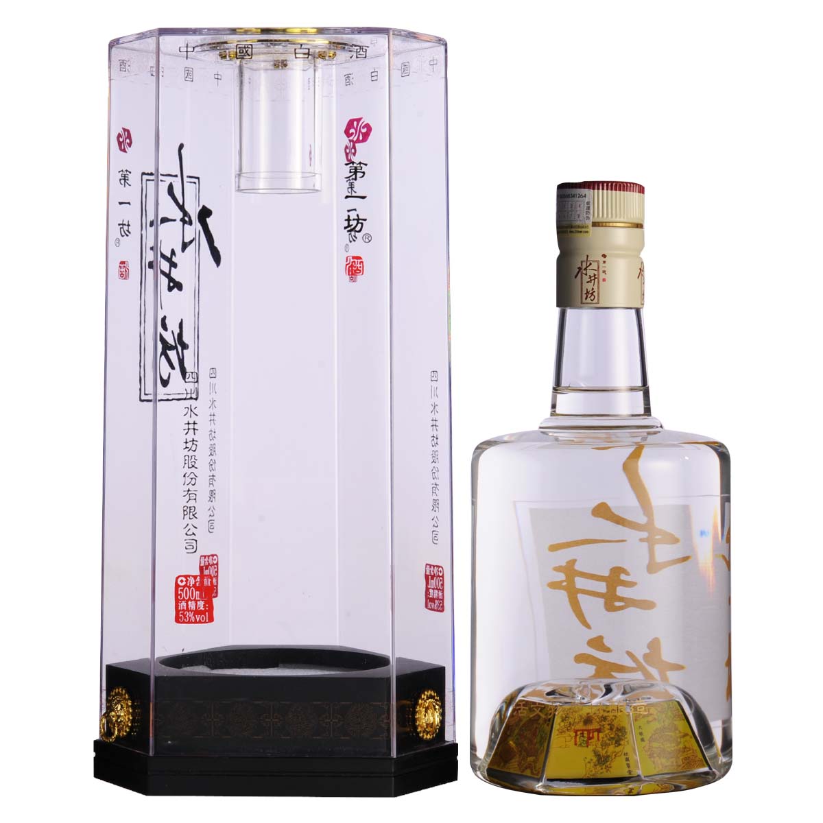 【清仓】53°水井坊·晶莹装500ml53°水井坊·晶莹装500ml