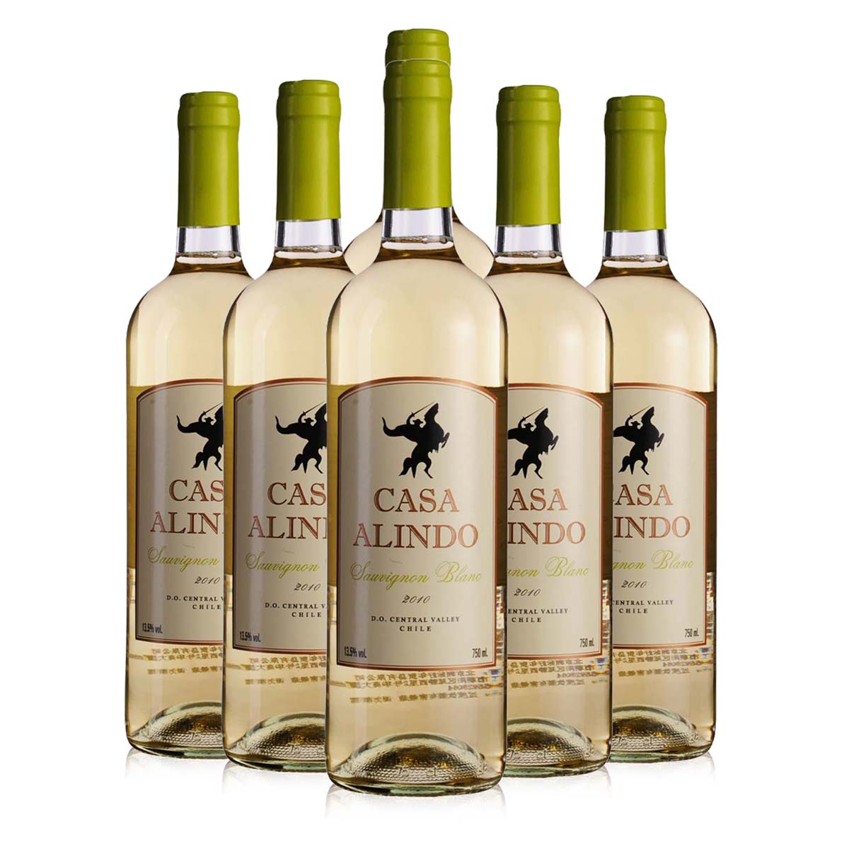 智利艾文庄园长相思干白葡萄酒6瓶装