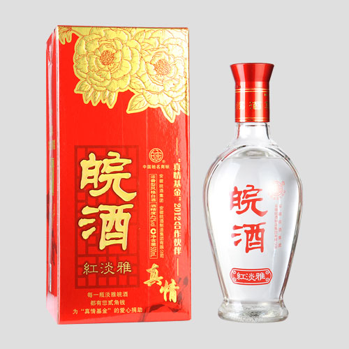 42°皖酒红淡雅500ml