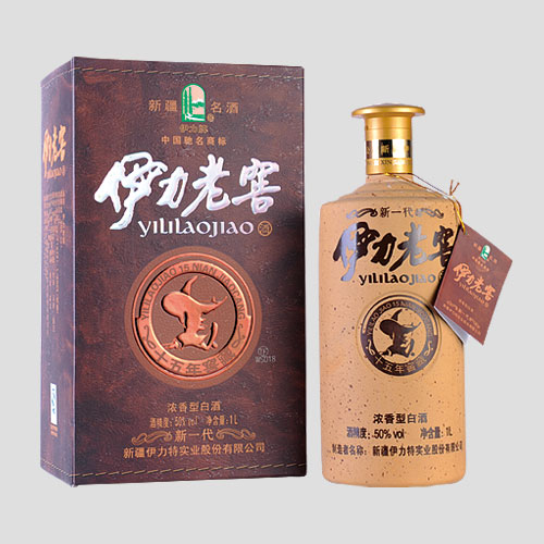 50°新一代十五年伊力老窖1000ml