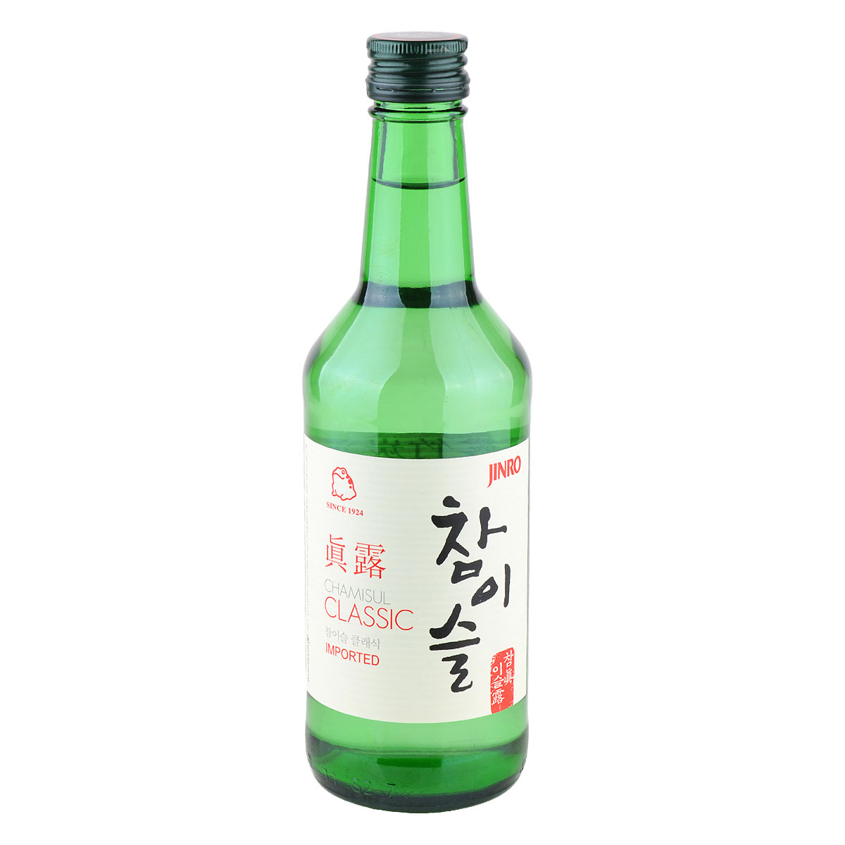20.1°真露竹炭酒360ml(3瓶装)