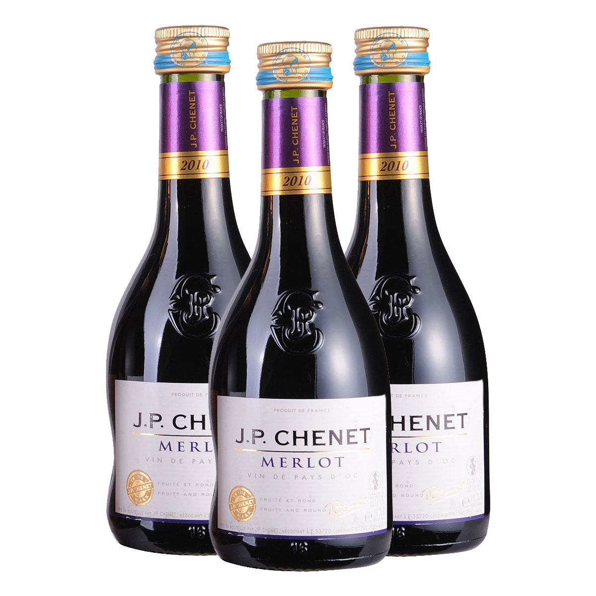 香奈精选梅鹿辄干红葡萄酒187ml3瓶装