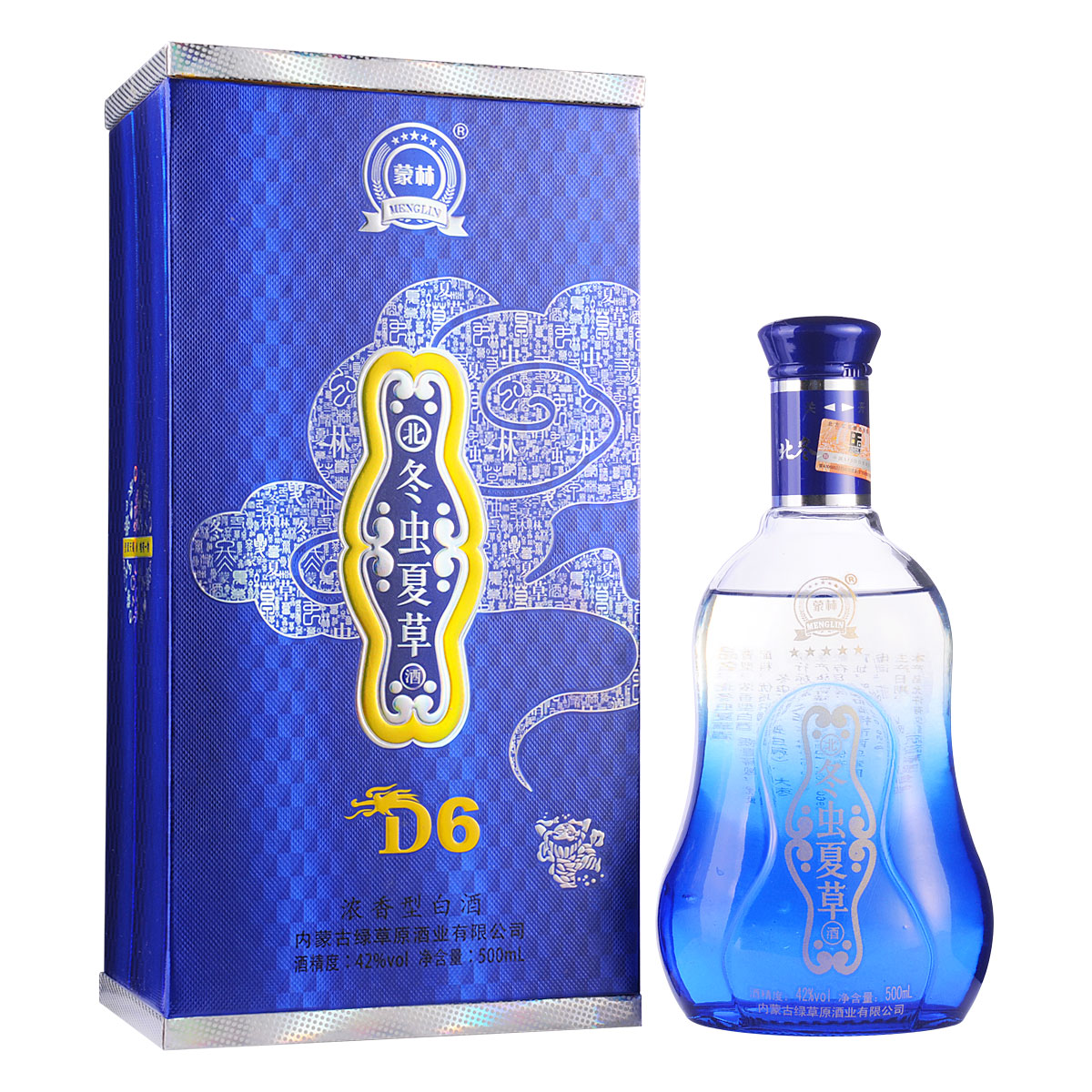 42°北冬虫夏草酒d6 500ml
